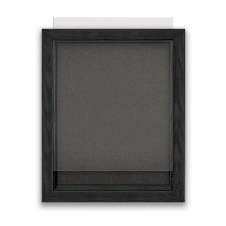 United Visual Products Indoor Enclosed Combo Board, 72"x36", Gold Frame/Blue & Apricot UVCB7236G-BLUE-APRICOT
